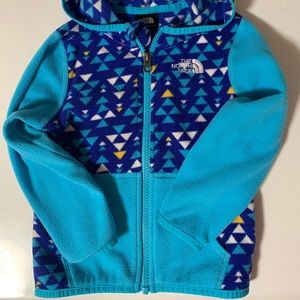 18-24 months girls North Face Fleece